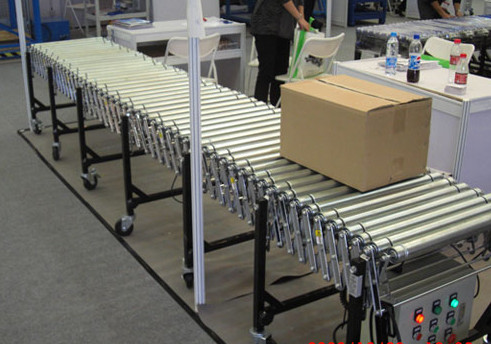 伸縮輥筒輸送機運行圖,m.zgxinxing.com